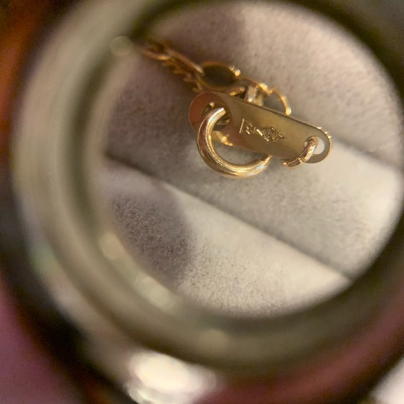 Solid 18k yellow gold mabe pearl and emerald necklace - Picture 6 of 8